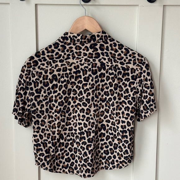 Small Animal Print Brixton Top - Picture 2 of 3